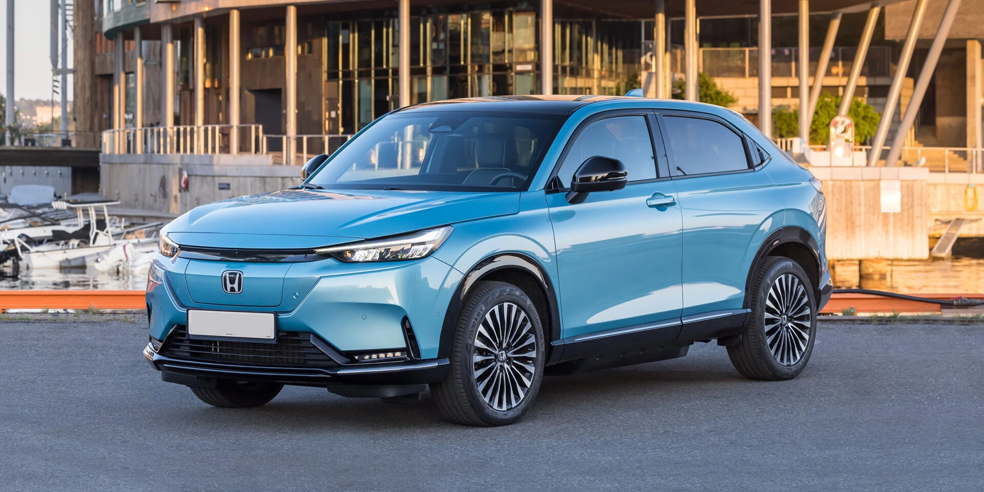 Honda e:Ny1 electric SUV at Derek Warwick Honda, Jersey